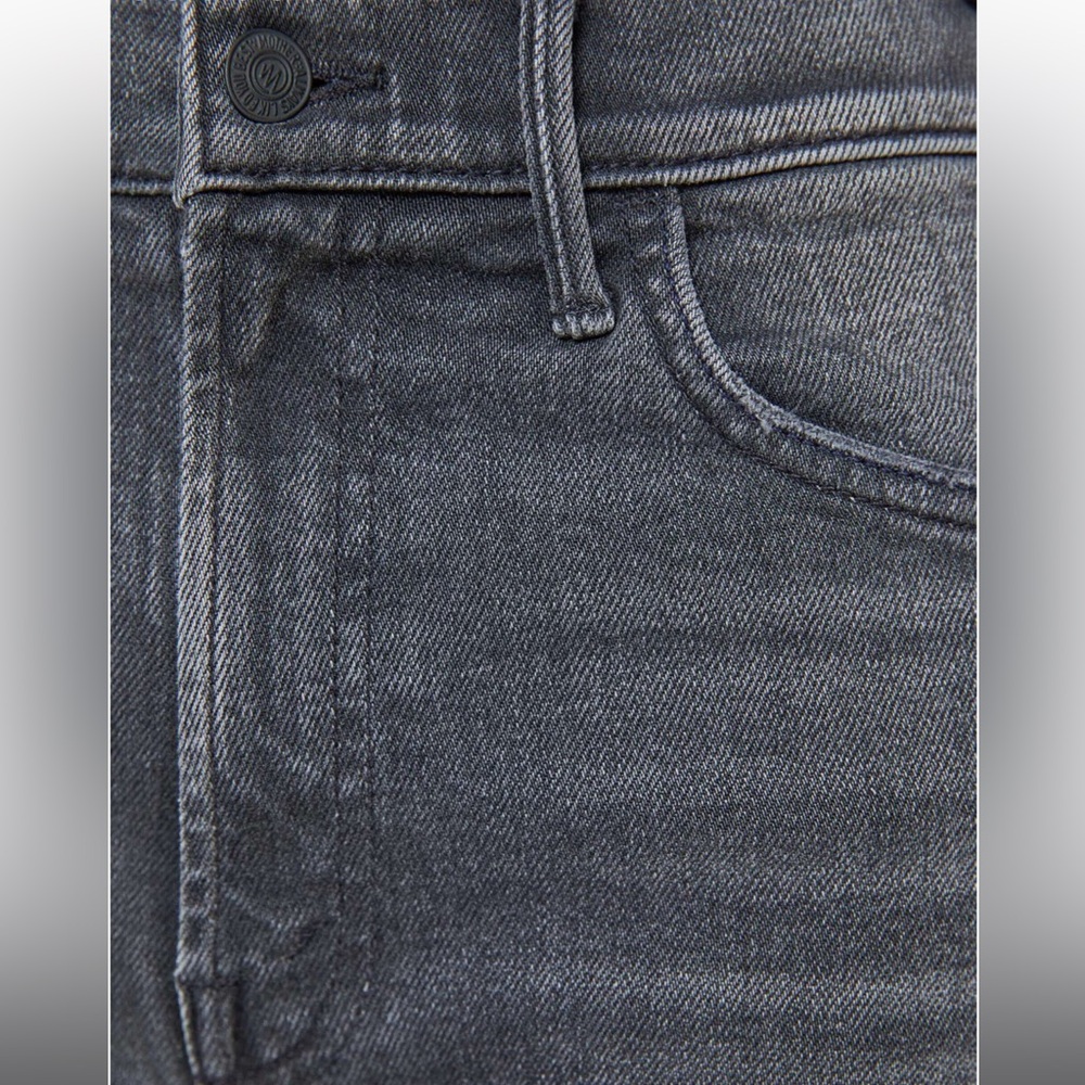 MOTHER The Hustler Roller High-Rise Wide-Leg Ankle Jeans in Call It A Night - Picture 4 of 13